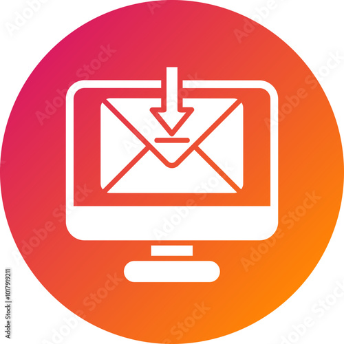 Receive Mail Vector Icon Design