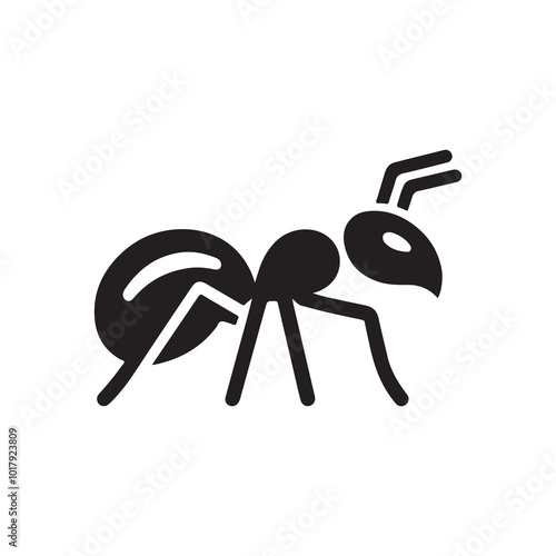 Ant black and white victor design