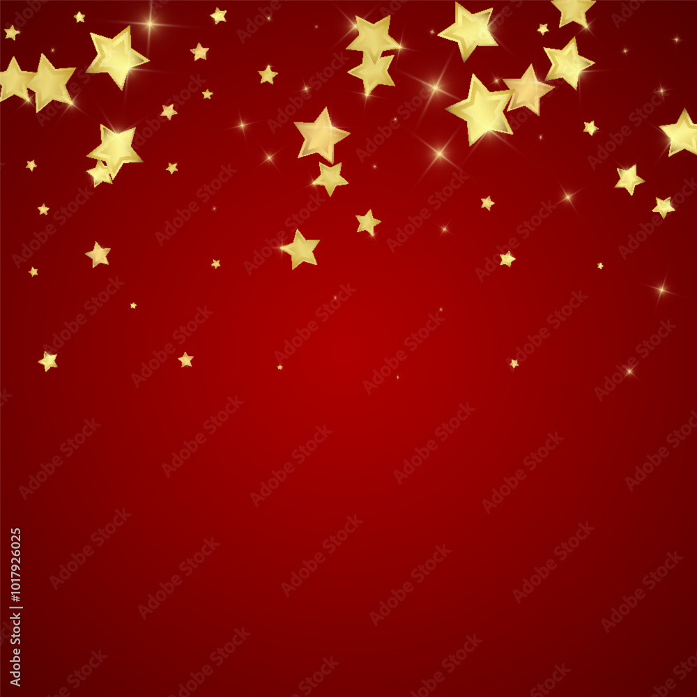 Magic stars vector overlay. Gold stars scattered Magic stars vector overlay. Gold stars scattered
