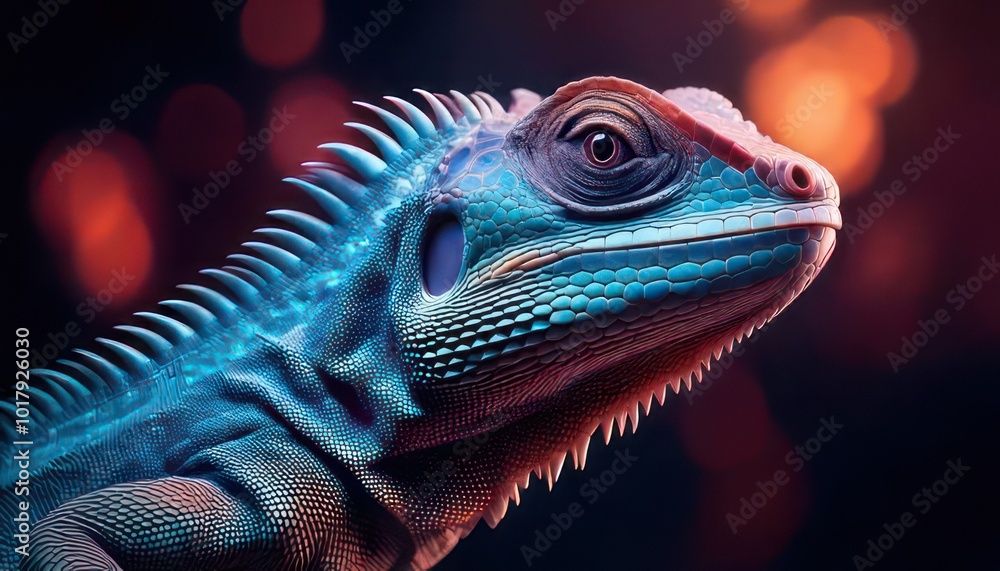 Fototapeta premium reptile lizard animal camouflage 