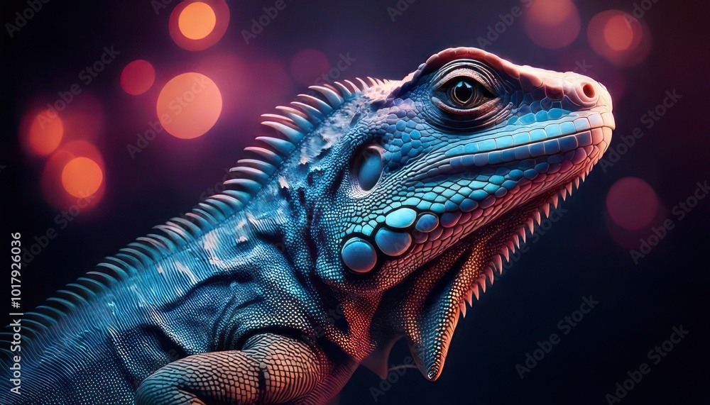 Fototapeta premium reptile lizard animal camouflage 