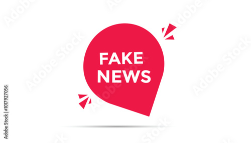 Fake news web banner templates. Vector Illustration 
