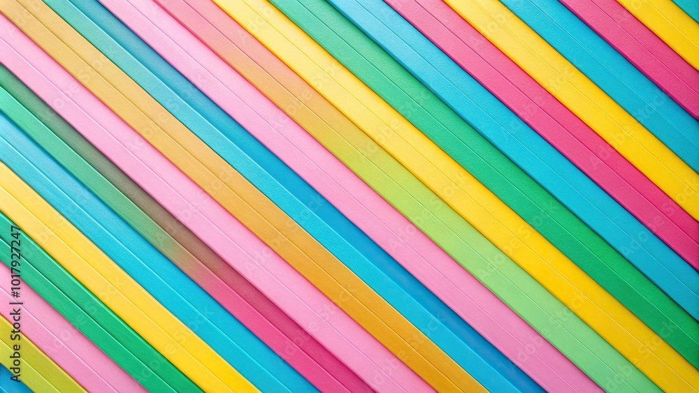 Abstract aerial background with yellow, blue, pink, and green stripes Abstract aerial background with yellow, blue, pink, and green stripes