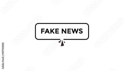 Fake news web banner templates. Vector Illustration 
