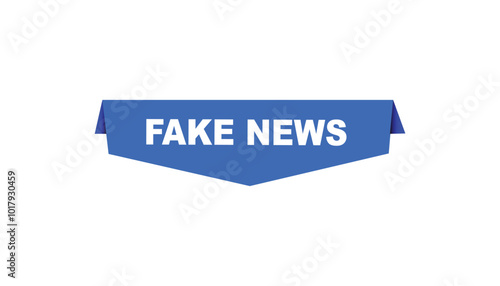 Fake news web banner templates. Vector Illustration 
