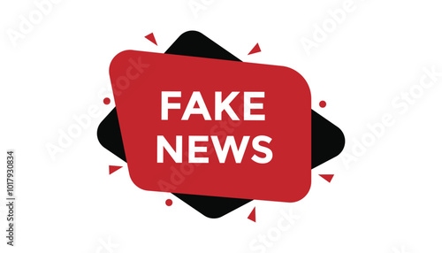 Fake news web banner templates. Vector Illustration 
