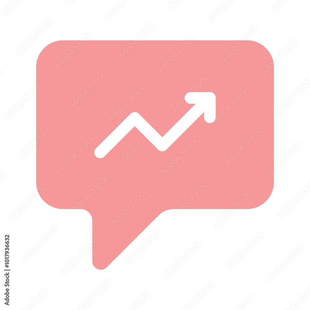 A chart with an upward arrow symbolizing growth or progress A chart with an upward arrow symbolizing growth or progress