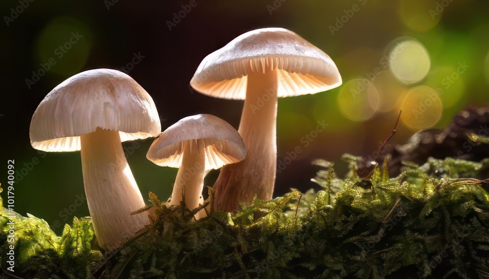 Fototapeta premium Macro mushroom Photography of Nature 