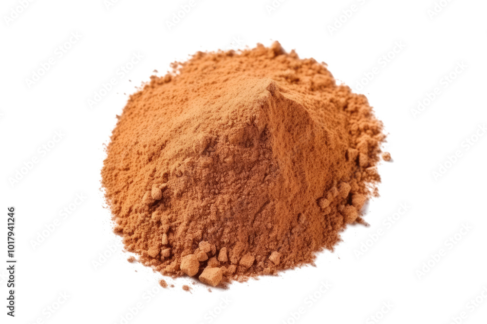cinnamon powder pile top view isolated on white or transparent png cinnamon powder pile top view isolated on white or transparent png