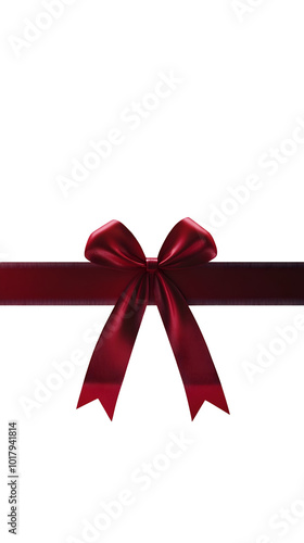 gift ribbon isolated on a white transparent background