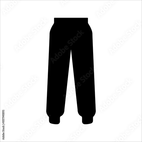 Trousers icon. linear style sign for mobile concept and web design. Sports pants outline vector icon. Symbol, logo illustration. Vector graphics