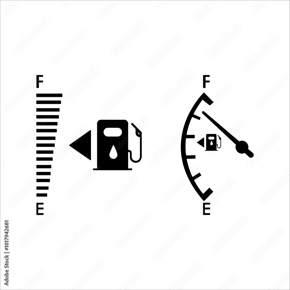 custom made wallpaper toronto digitalset Gas meter fuel indicator. Filled gauge vector tank icon. Gas button on car dashboard