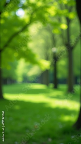 defocus background green trees with grass