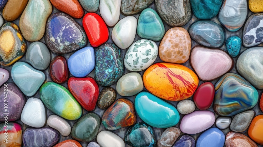 Colorful Polished Stones Colorful Polished Stones