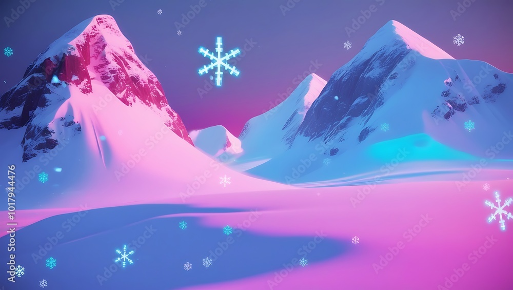 Obraz premium panoramic winter background with copy space. wallpaper, wall arts, cover, wedding and invite card.