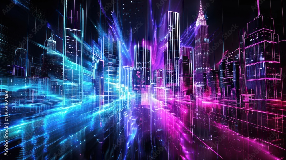 Neon Cityscape Neon Cityscape