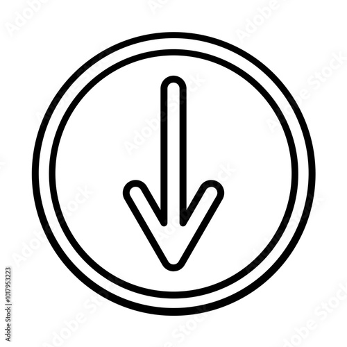 Jot Down line icon