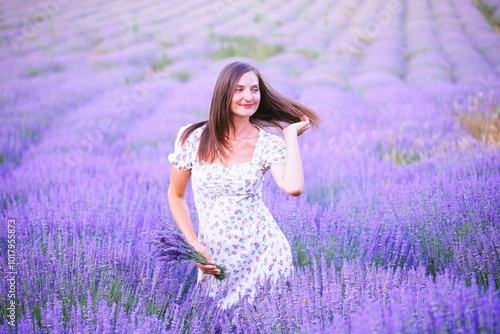 woman in lavender field