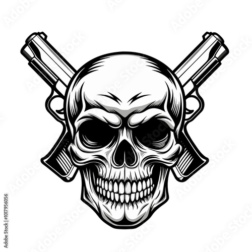 teschio logo per tatuaggio 03