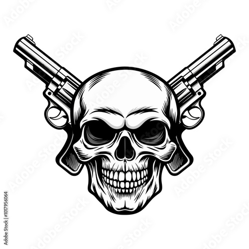 teschio logo per tatuaggio 02