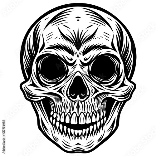 teschio logo per tatuaggio 01