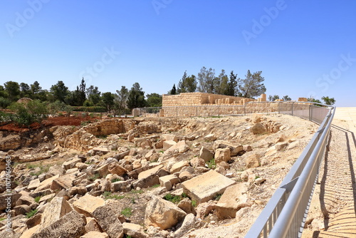 the holy place Mount Nebo near Amman, Jordan