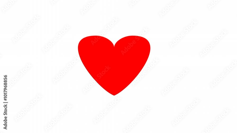 red heart isolated on white red heart isolated on white