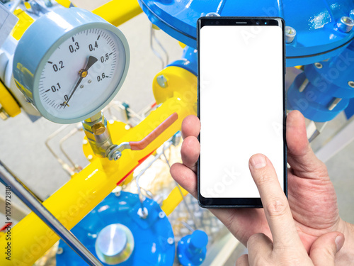 Gas equipment. Mobile phone...