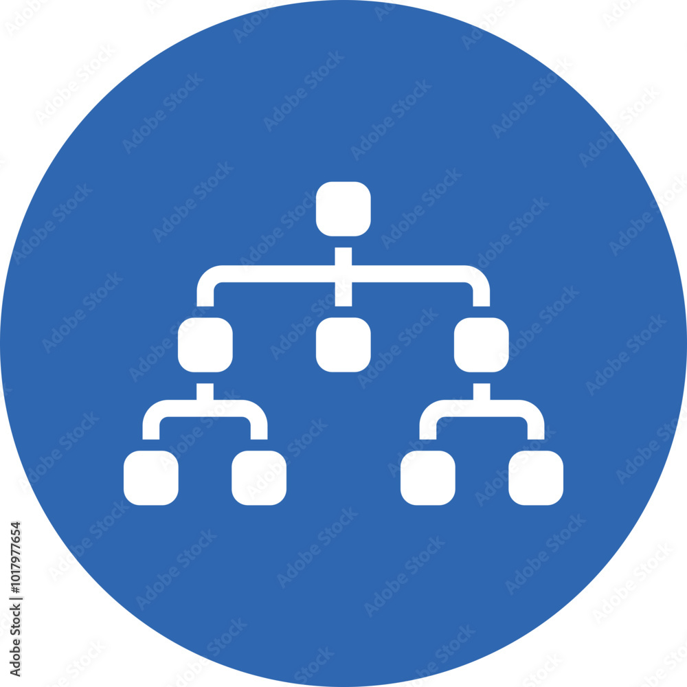 Structure glyph circle icon Structure glyph circle icon