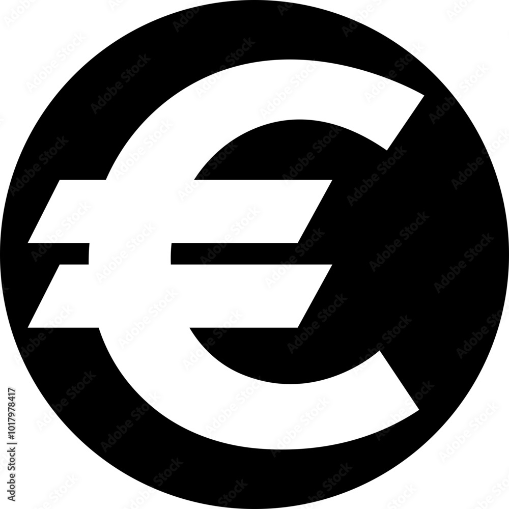 Euro currency sign icon flat design. European euro currency vector suitable for Web Page, Mobile App. Finance, European, Money, Symbol, Currency, Wealth, Banking isolated on transparent background. Euro currency sign icon flat design. European euro currency vector suitable for Web Page, Mobile App. Finance, European, Money, Symbol, Currency, Wealth, Banking isolated on transparent background.