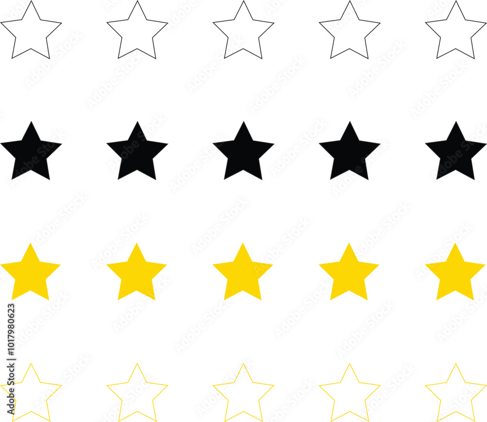 Obraz premium Star vector illustration 