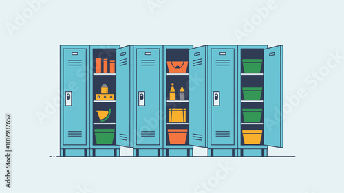 Locker Cabinets for Office & School Design