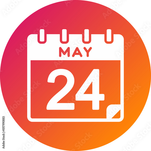 24 May Vector Icon Design