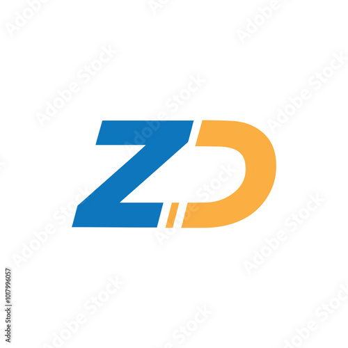 initial zd letter logo design vector template, zd logo vector, zd icon, dz letter logo design, dz logo for monogram. Free Download initial zd letter logo design vector template, zd logo vector, zd icon, dz letter logo design, dz logo for monogram. - GFXLoad