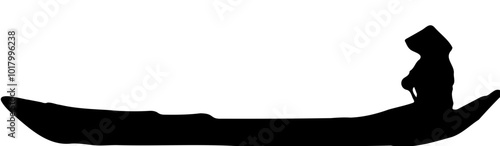 vector illustration of fisherman