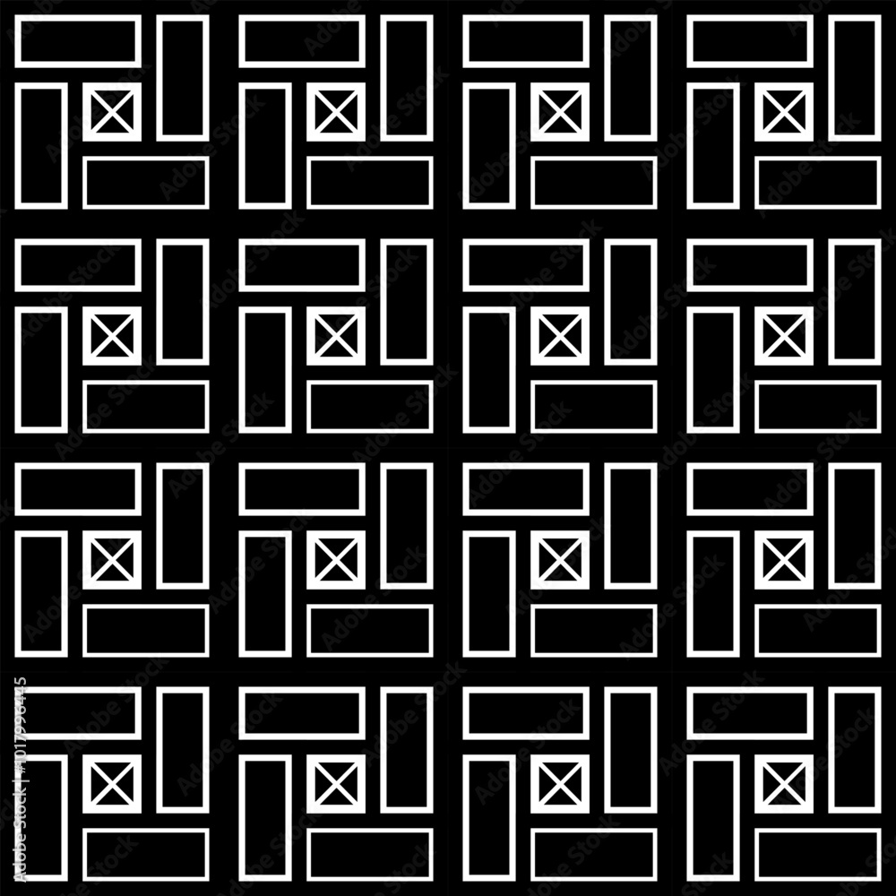 geometrical seamless rectangles square pattern. This image is a geometric pattern made up of rectangles and squares. The pattern repeats over and over without any breaks. geometrical seamless rectangles square pattern. This image is a geometric pattern made up of rectangles and squares. The pattern repeats over and over without any breaks.