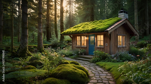 small house in the woods