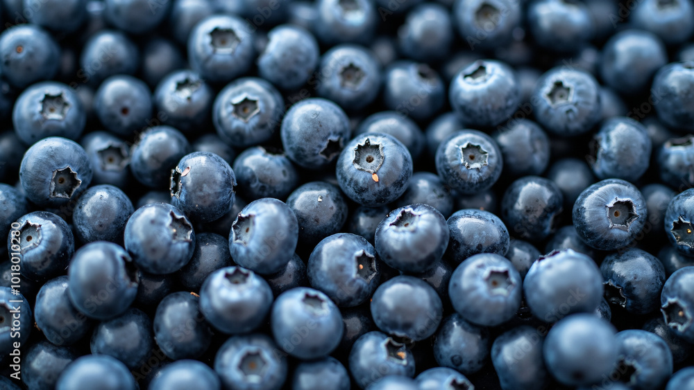 Close-up of Fresh Blueberries: Vibrant Texture and Color for Health Food Marketing or Culinary Designs Close-up of Fresh Blueberries: Vibrant Texture and Color for Health Food Marketing or Culinary Designs