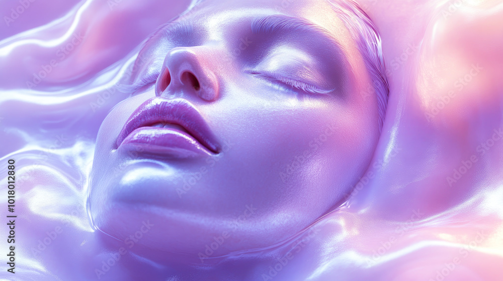 A dreamy visage surfaces gently in a soft, sparkling huescape, encapsulating the essence of artful tranquility and imagination. A dreamy visage surfaces gently in a soft, sparkling huescape, encapsulating the essence of artful tranquility and imagination.