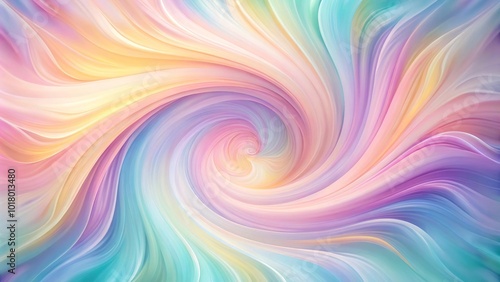 Wallpaper Mural Abstract pastel colored swirls on a low angle background Torontodigital.ca