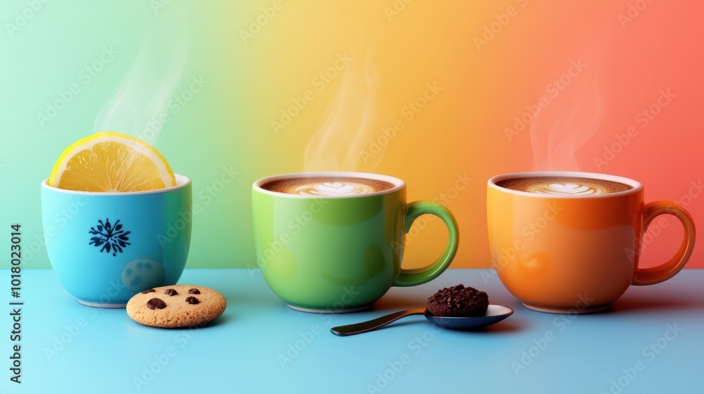 The Warm Colorful Beverage Collection The Warm Colorful Beverage Collection
