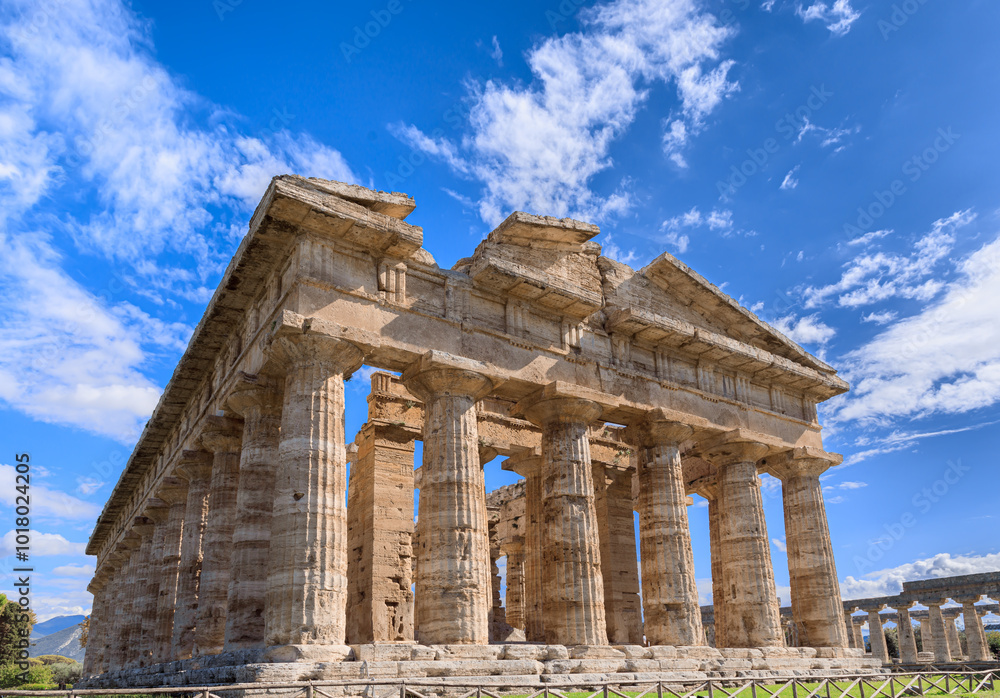 Temple of Neptune at Paestum in Italy. Temple of Neptune at Paestum in Italy.