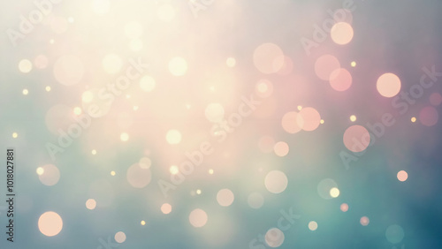 Ethereal Bokeh Background with Rainbow Spectrum: Perfect for Dreamy Wedding Invitations or Magical Product Displays photo