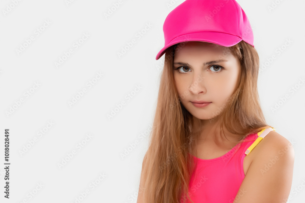 Girl gray with cap on . w female young concept. girl in white hat is in a white hat. a girl in white and gray with a cap in a white lifestyle. Girl gray with cap on . w female young concept. girl in white hat is in a white hat. a girl in white and gray with a cap in a white lifestyle.