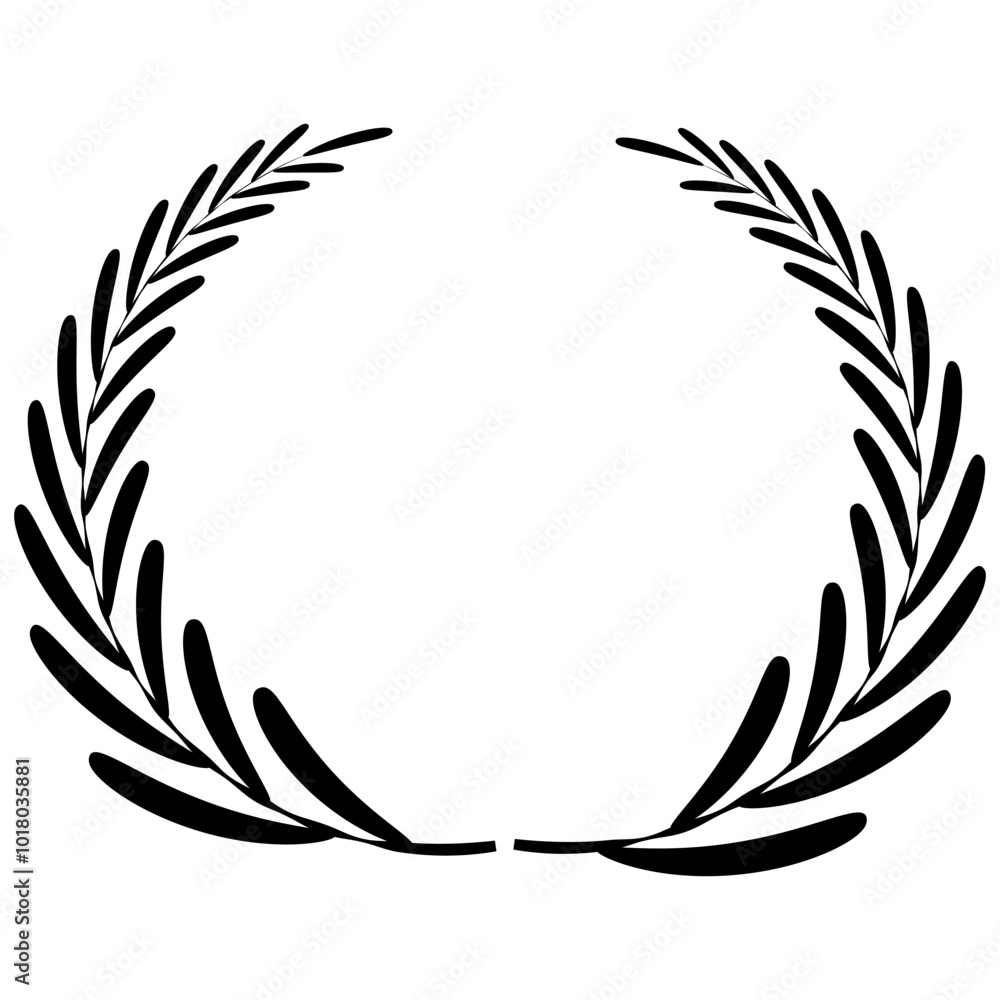 Wreaths and branches with leaves. Hand drawing laurel wreaths and branches collection. Laurels wreaths, swirls, twigs and flower ornaments. Herbs, flowers and plants elements. Design elements. Wreaths and branches with leaves. Hand drawing laurel wreaths and branches collection. Laurels wreaths, swirls, twigs and flower ornaments. Herbs, flowers and plants elements. Design elements.