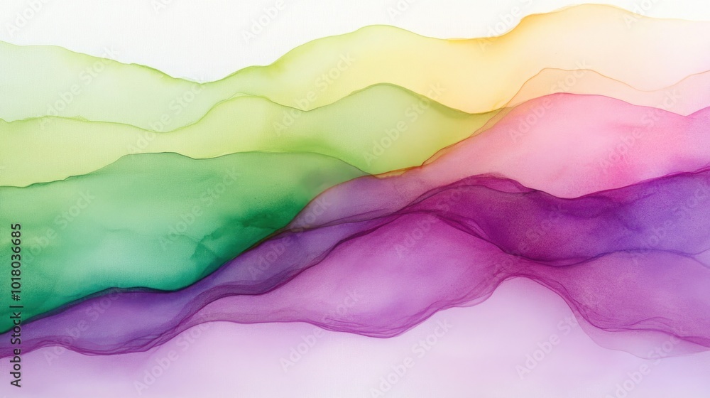 Vibrant Waves of Colorful Abstract Art Vibrant Waves of Colorful Abstract Art