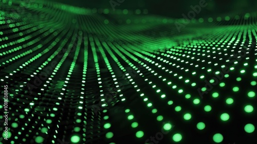 Abstract Green Lights