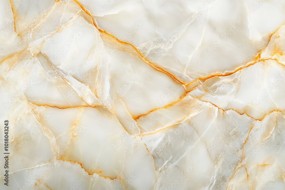 Fototapeta premium Elegant Glossy Marble Texture with Natural Veins 