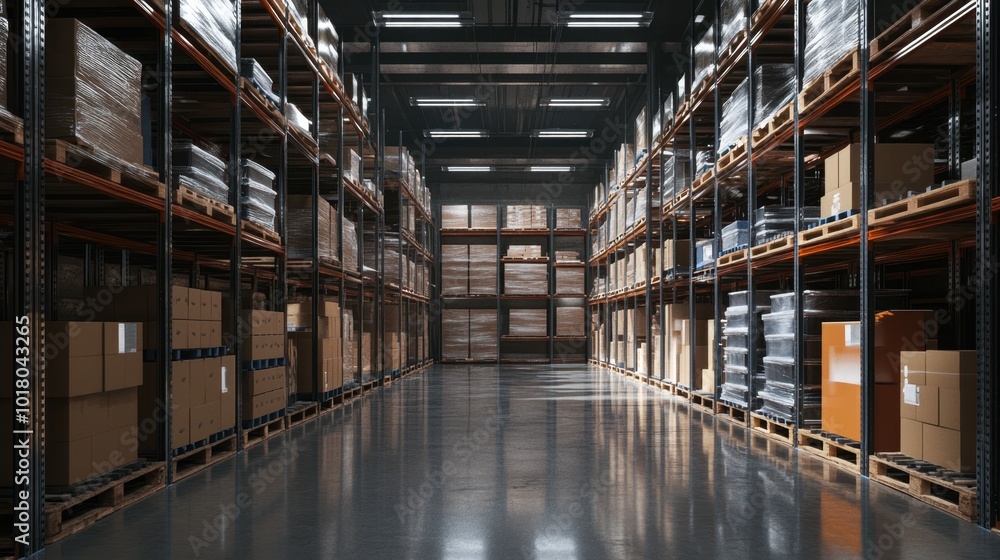 The Warehouse with Packed Shelves The Warehouse with Packed Shelves