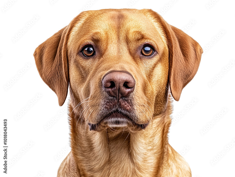 Cute dog portrait isolated on transparent background Cute dog portrait isolated on transparent background